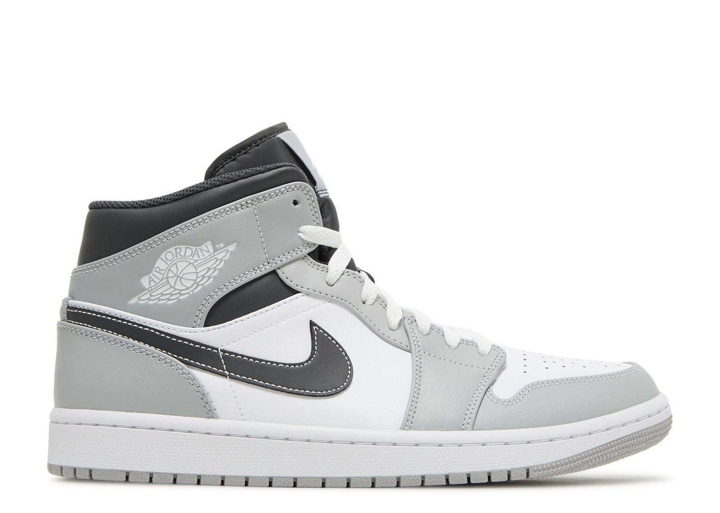 Air Jordan 1 Mid ¡®Light Smoke Grey¡¯ Revered Footwear Sneakers - Court Icon