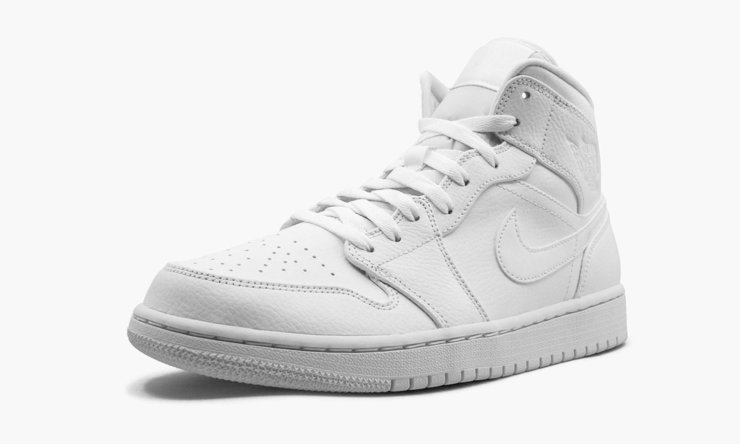 Air Jordan 1 Mid “Triple White” Sneakers - Game Changer