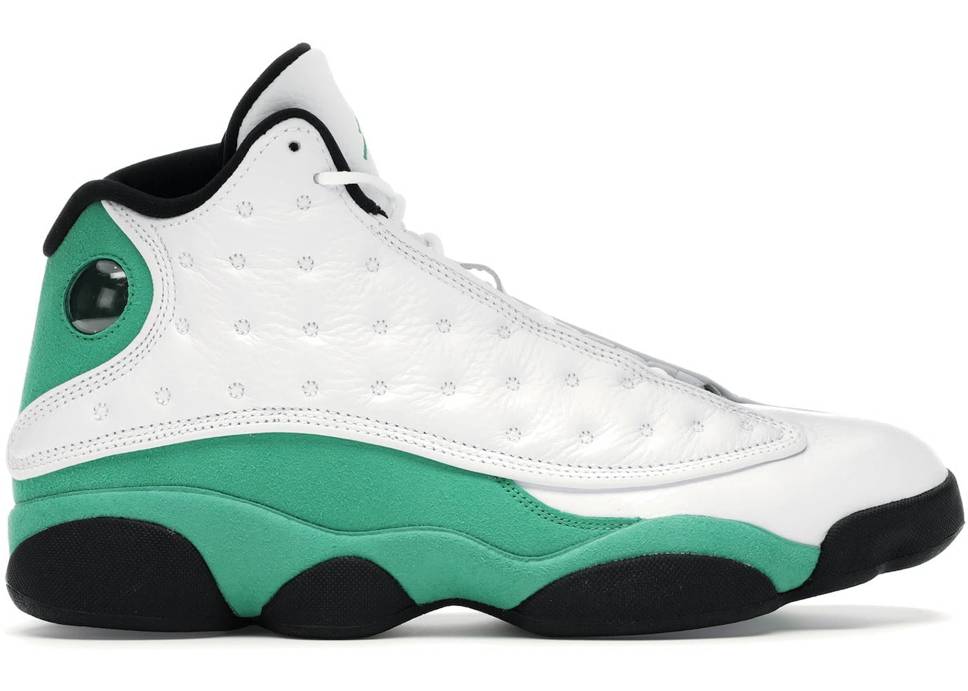 Air Jordan 13 Retro White Lucky Green Sneakers - Heritage Edition