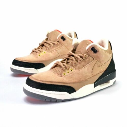 Air Jordan 3 JTH Bio Beige Suede Sneakers - Premium Sneaker