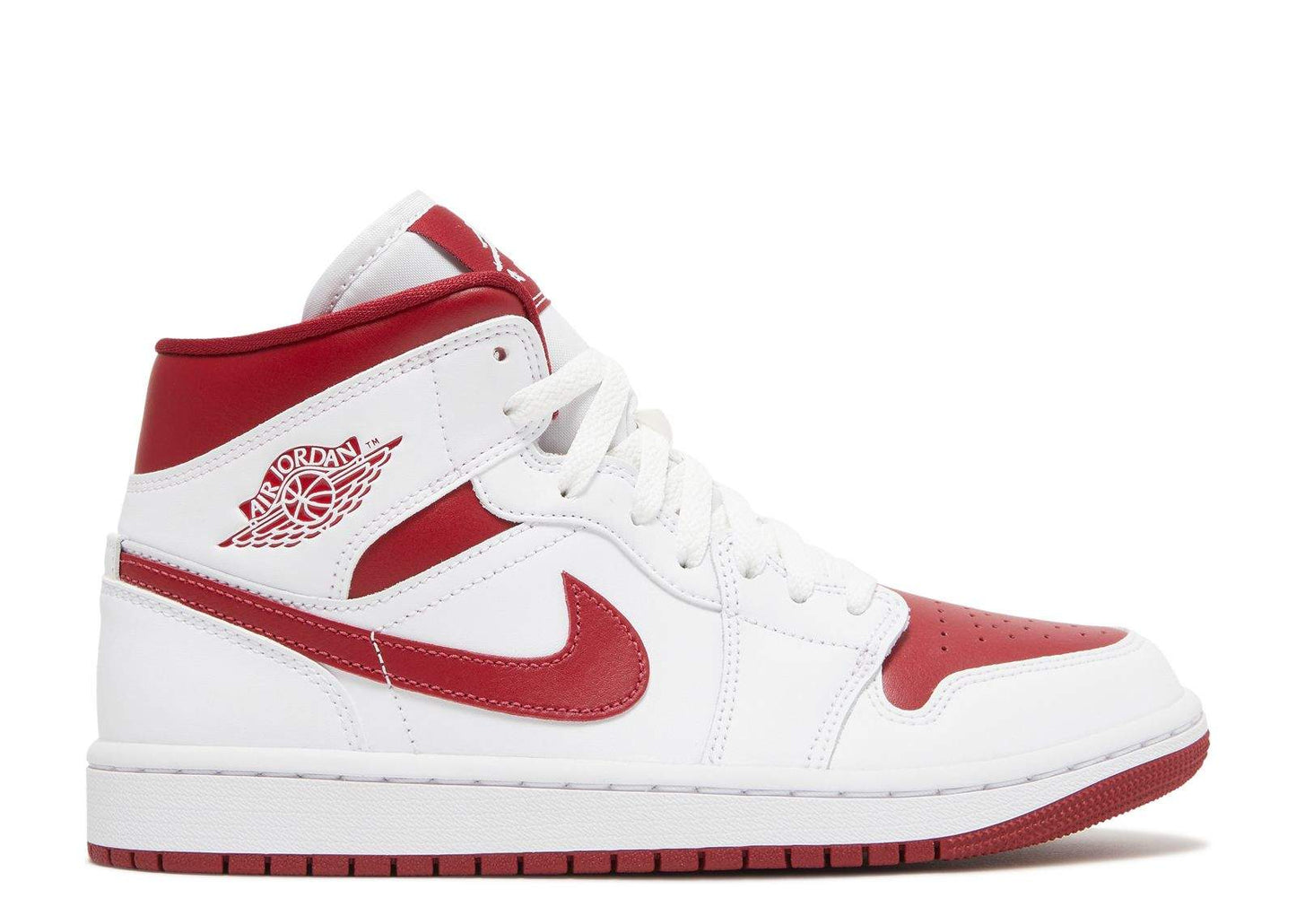 Air Jordan 1 Mid ¡®White Pomegranate¡¯ Everlasting Sneaker Sneakers - Collabo...