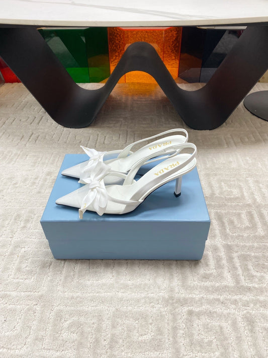 PRA 2026S Slingback 70 White Sheepskin 663435