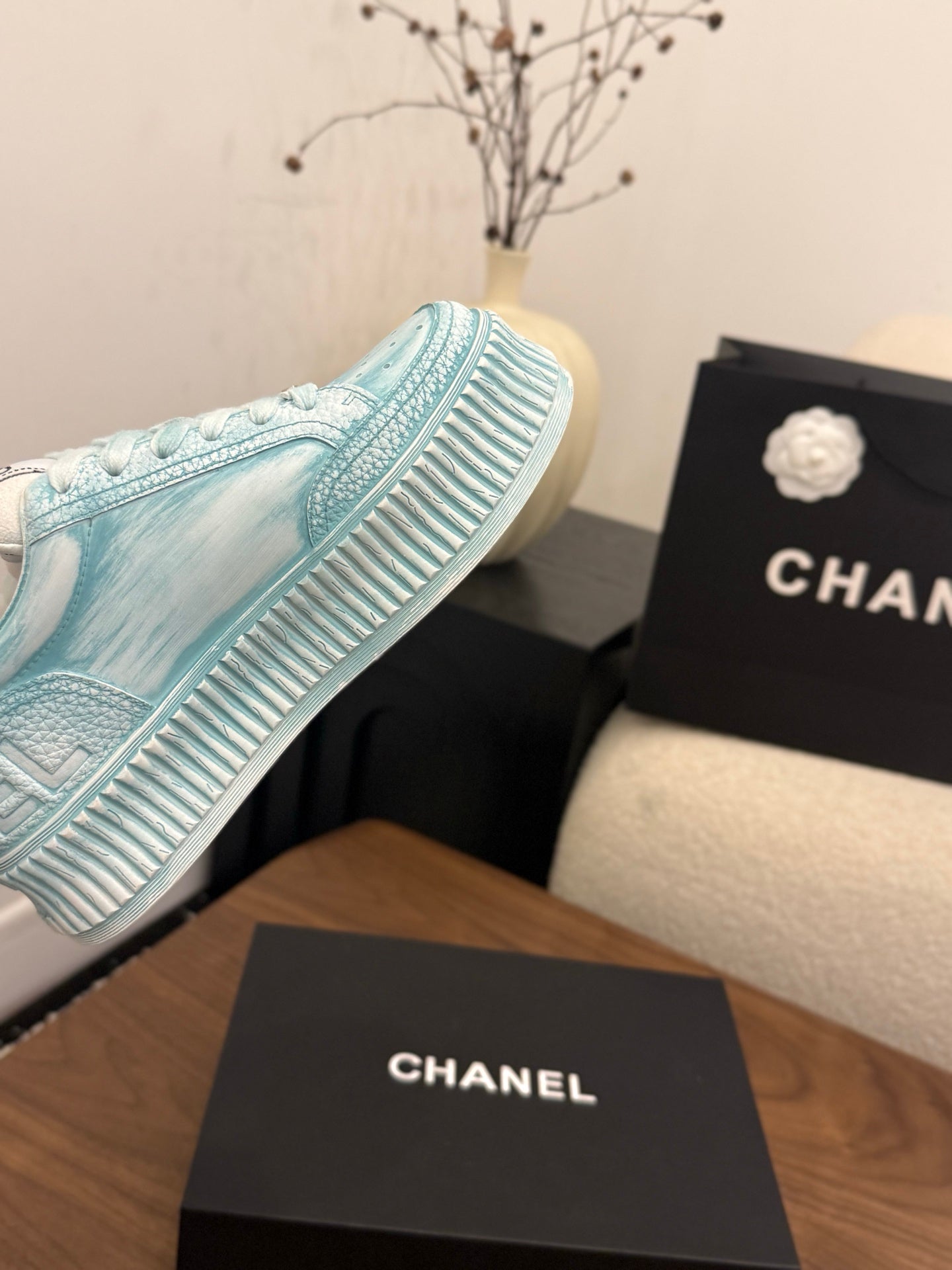 CC 26s Casual Sneaker Blue Pastel Leather 183619