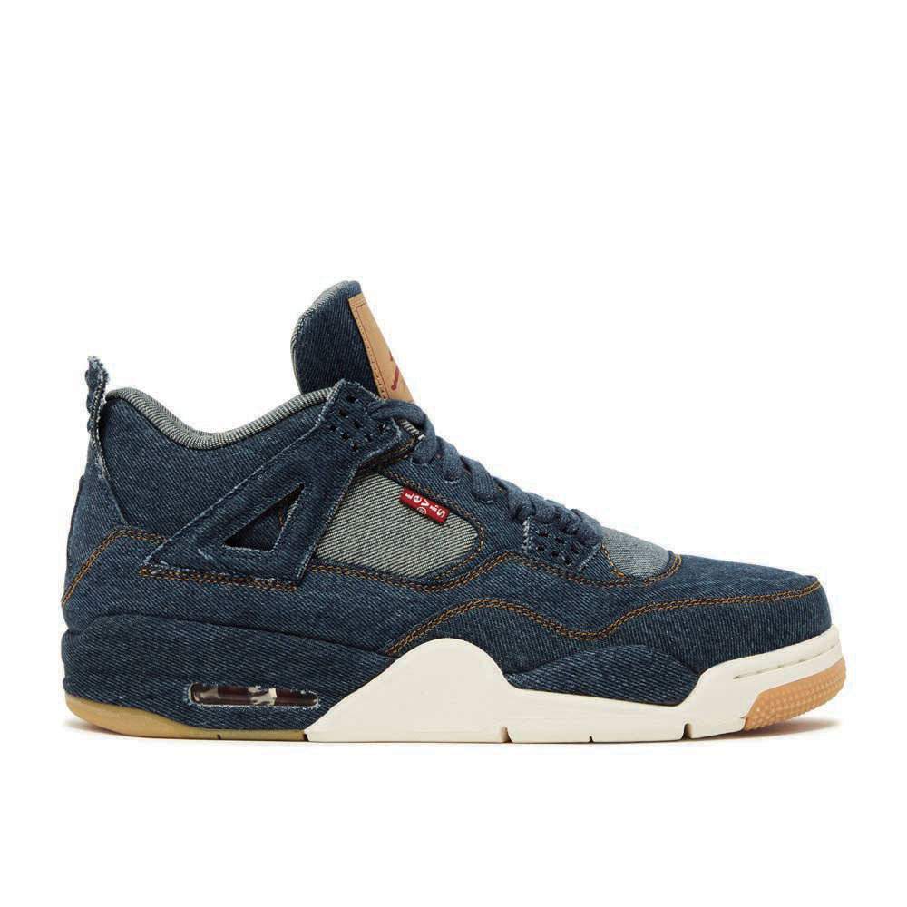 Levi’s x Air Jordan 4 Retro ‘Denim’ Revered Footwear Sneakers - Prime Pick