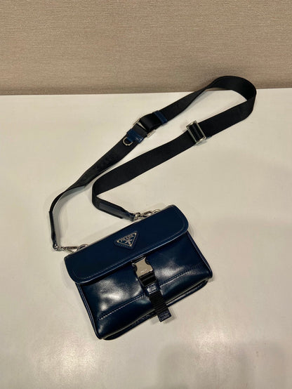 Prada 2026 Smartphone Case 18cm Denim Leather 282792