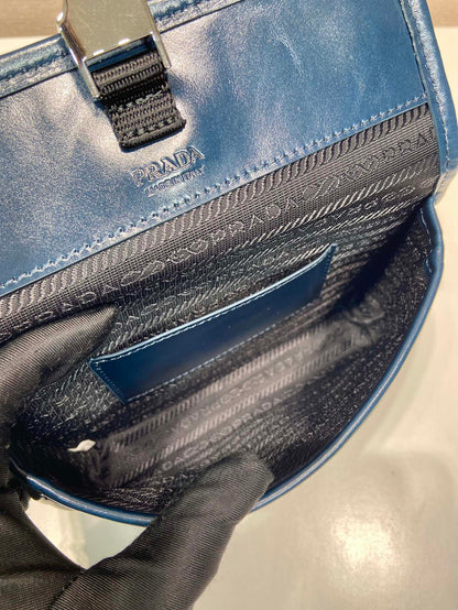 Prada 2026 Smartphone Case 18cm Denim Leather 282792