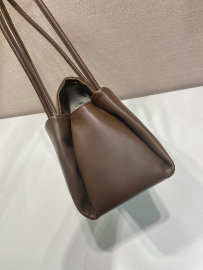 Prada 2026 Passage Bag 28cm Brown Leather 282814