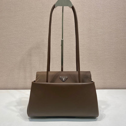 Prada 2026 Passage Bag 28cm Brown Leather 282814