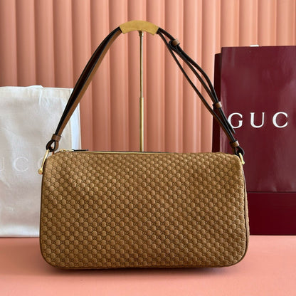 Gucci 2026 Half Horsebit 38cm Caramel Brown Suede