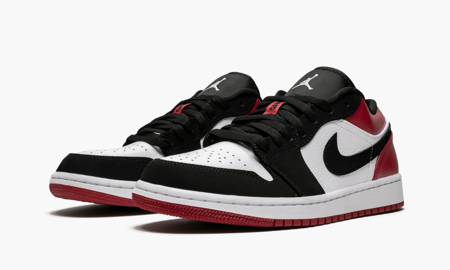 Air Jordan 1 Low Black Toe Sneakers - Cushioned Stride | New Arrival