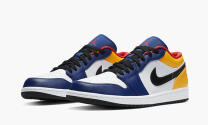 Air Jordan 1 Low Deep Royal / Yellow Sneakers - Court Icon