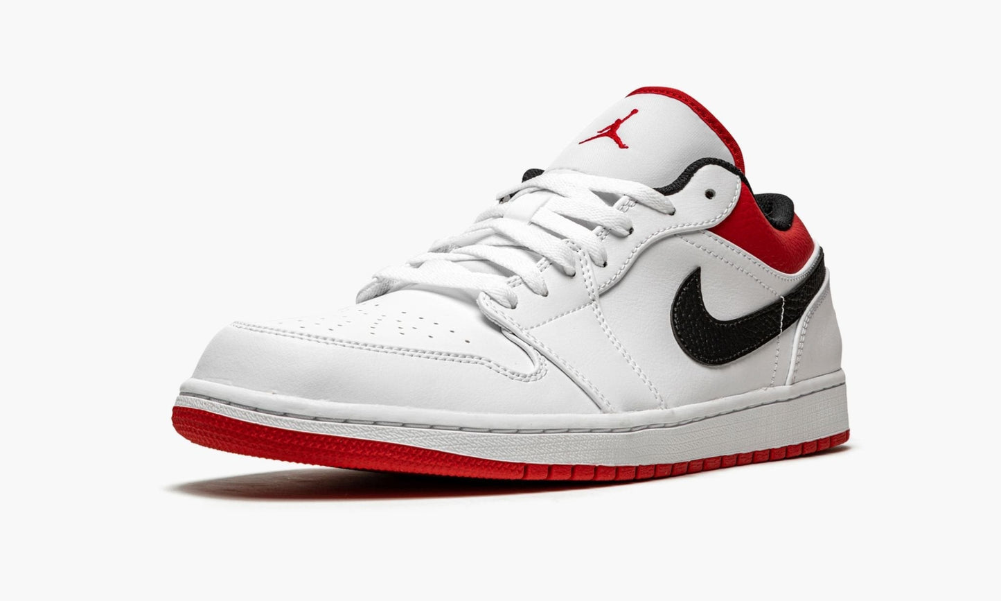 Air Jordan 1 Low White / Gym Red Sneakers - Premium Sneaker