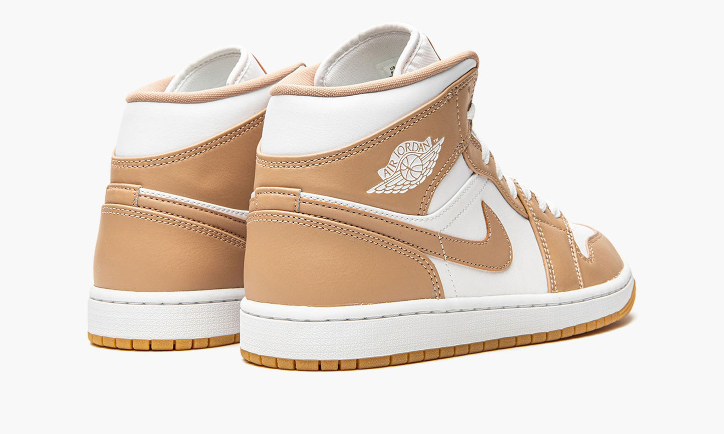 Air Jordan 1 Mid “Tan / Gum” Sneakers - Vintage Inspired