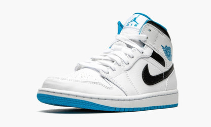 Air Jordan 1 Mid “White / Laser Blue” Sneakers - Court Icon