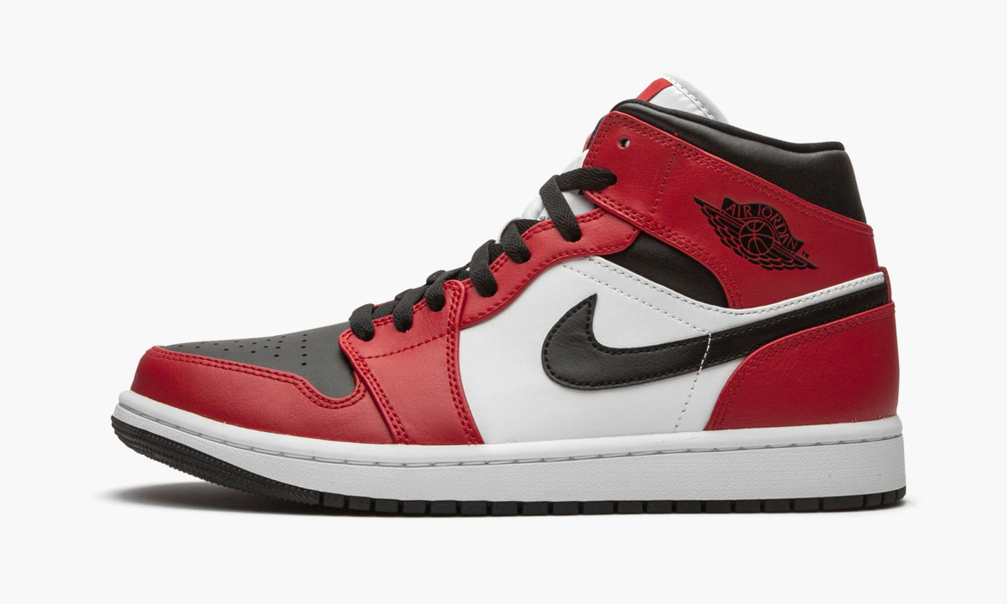 Air Jordan 1 Mid Chicago Black Toe Sneakers - Limited Edition