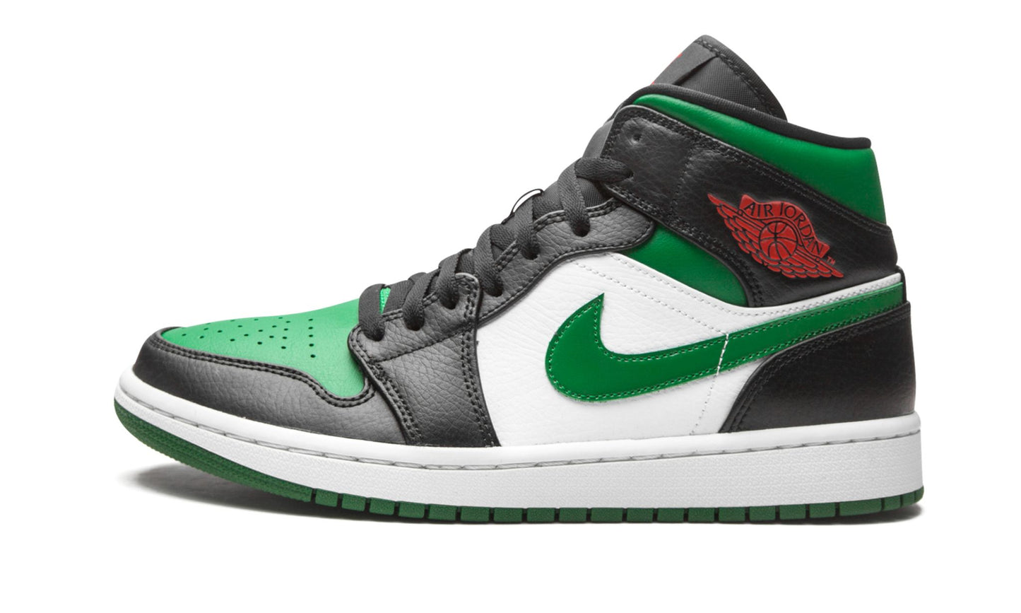 Air Jordan 1 Mid Green Toe Sneakers - Premium Sneaker | Top Pick