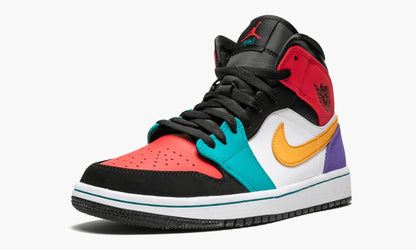 Air Jordan 1 Mid Multicolor Sneakers - Court Icon | Sneakerhead Pick