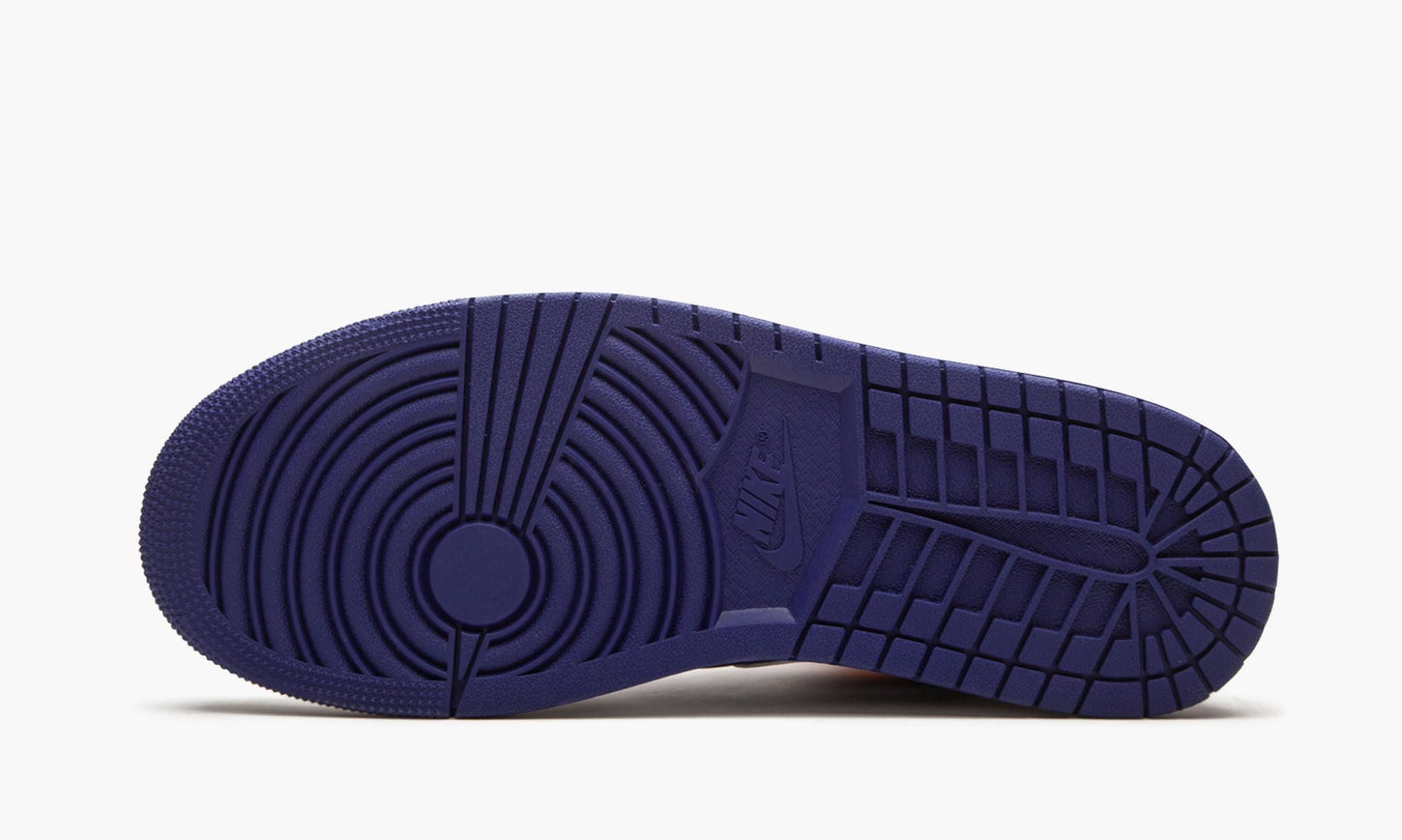 Air Jordan 1 Mid Royal Blue / Laser Orange Sneakers - Pro-Level