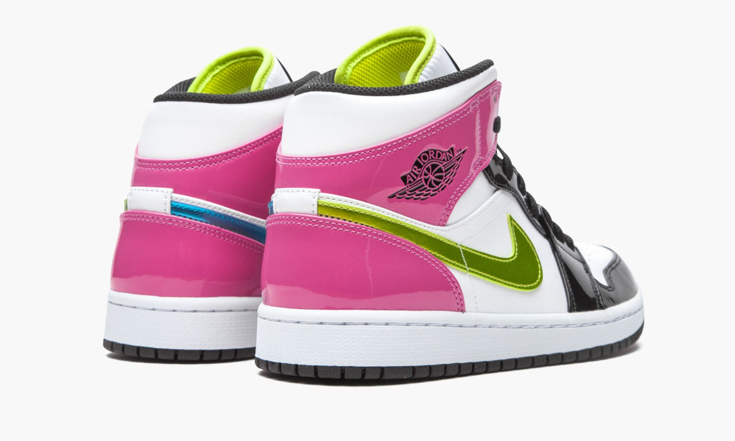 Air Jordan 1 Mid SE “Cyber / Active Fuchsia” Sneakers - OG Colorway