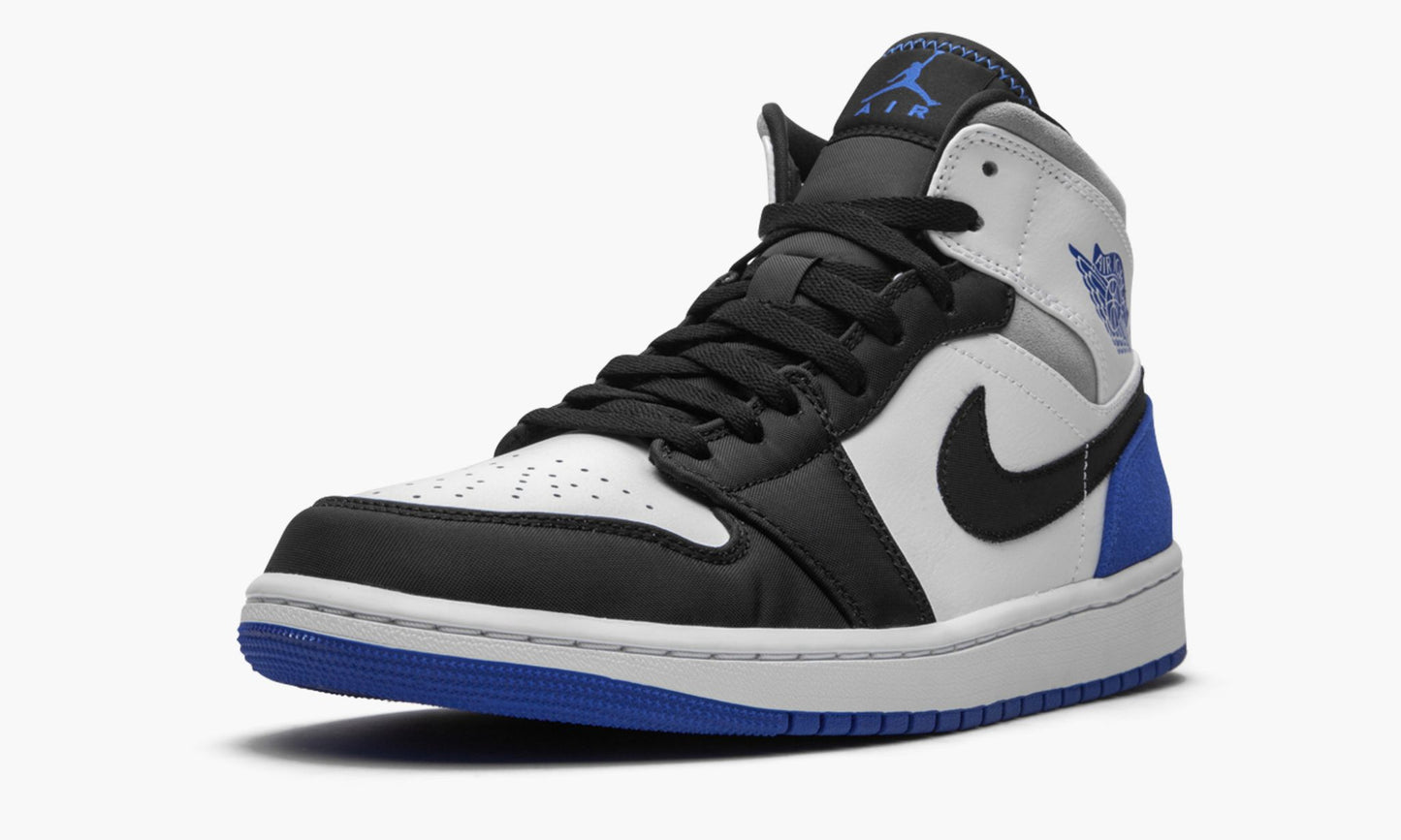 Air Jordan 1 Mid SE “Game Royal Black Toe” Sneakers - Collector's Edition