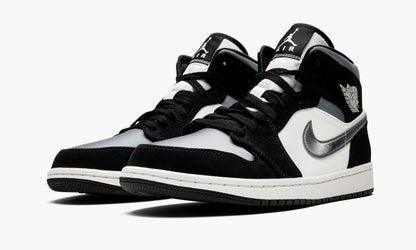 Air Jordan 1 Mid SE “Satin Grey” Sneakers - Court Icon | Trending Sneakers