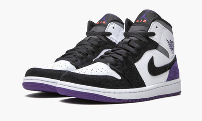 Air Jordan 1 Mid SE Court Purple Suede Sneakers - All-Day Comfort