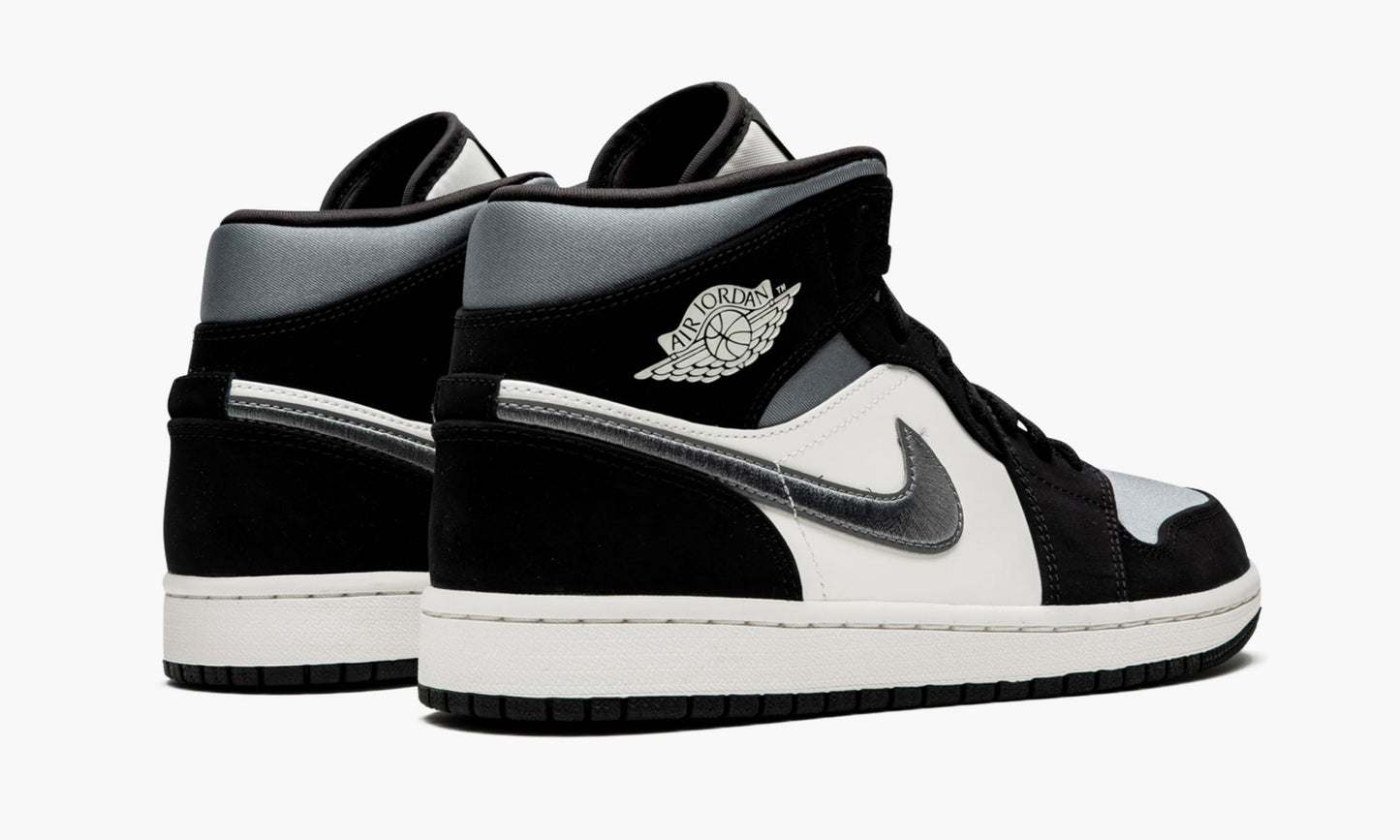 Air Jordan 1 Mid SE Satin Grey Sneakers - Retro Runner | Silhouette King