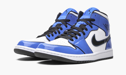 Air Jordan 1 Mid SE Signal Blue Sneakers - Retro Runner