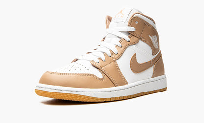 Air Jordan 1 Mid Tan / Gum Sneakers - Cushioned Stride | Rotation Essential