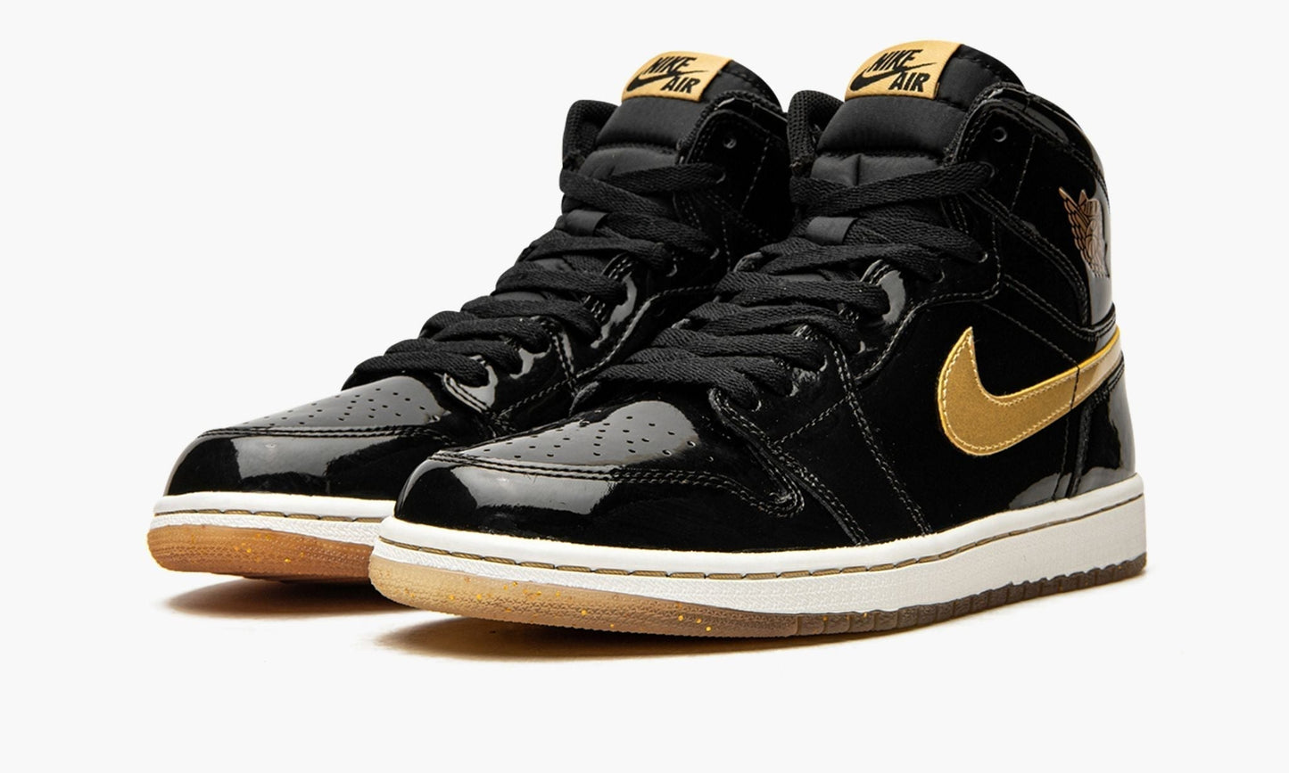 Air Jordan 1 Retro High OG “Black/Metallic Gold” Sneakers - Collector's Edition
