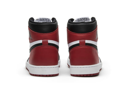 Air Jordan 1 Retro High OG Black Toe Sneakers - Hall of Fame