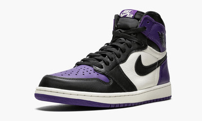 Air Jordan 1 Retro High OG Court Purple Sneakers - All-Day Comfort