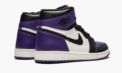 Air Jordan 1 Retro High OG Court Purple Sneakers - All-Day Comfort