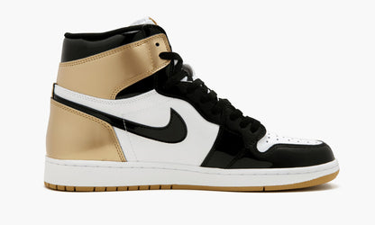 Air Jordan 1 Retro High OG NRG Gold Top 3 Sneakers - Authentic
