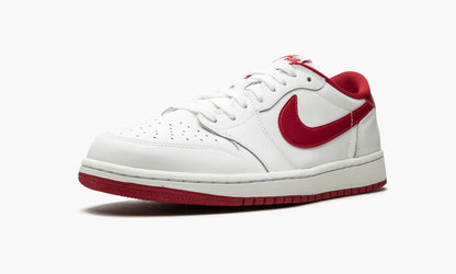 Air Jordan 1 Retro Low OG White / Varsity Red Sneakers - OG Colorway