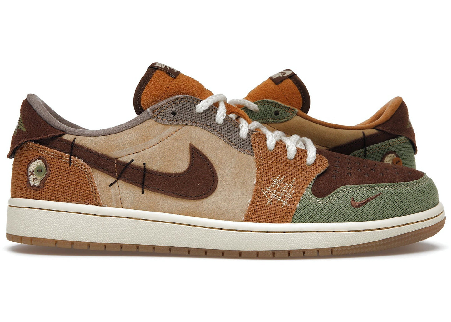 Air Jordan 1 Retro Low OG Zion Wiliamson Vodoo Sneakers - Limited Edition