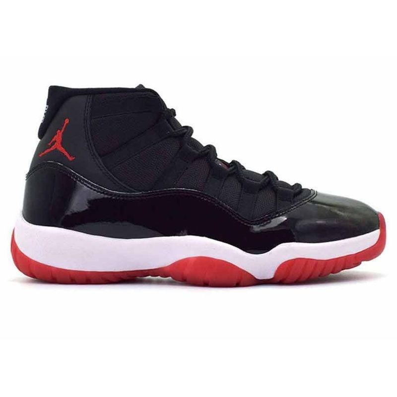 Air Jordan 11 Retro Bred Sneakers - Cushioned Stride | Sneakerhead Pick