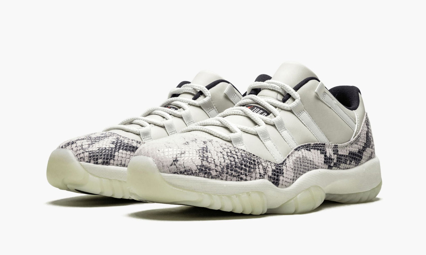 Air Jordan 11 Retro Low “Snakeskin Light Bone” Sneakers - Authentic