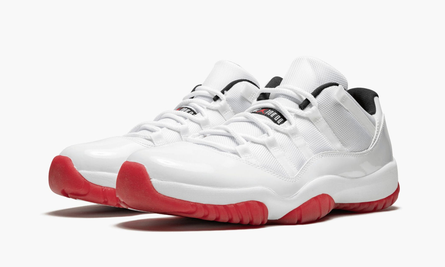 Air Jordan 11 Retro Low White/Varsity Red Sneakers - Court Icon