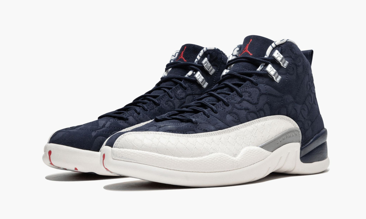 Air Jordan 12 Retro PRM International Flight Sneakers - Retro Classic