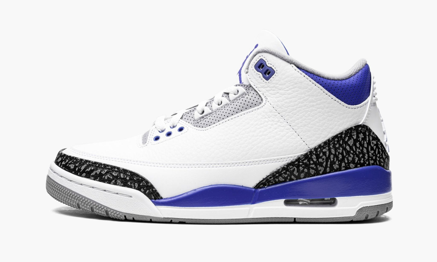 Air Jordan 3 Retro “Racer Blue” Sneakers - All-Day Comfort