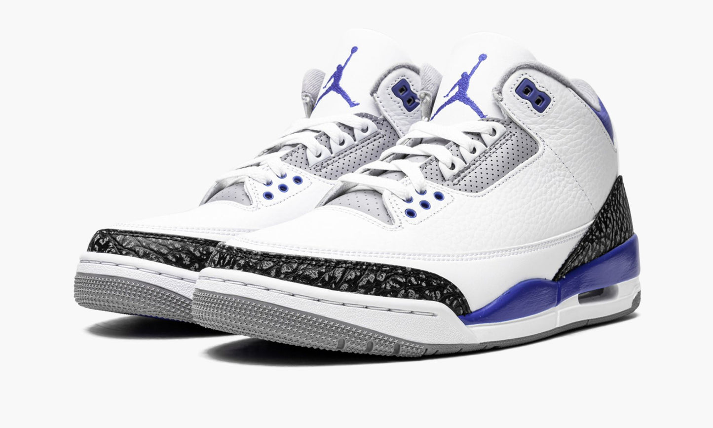 Air Jordan 3 Retro “Racer Blue” Sneakers - All-Day Comfort