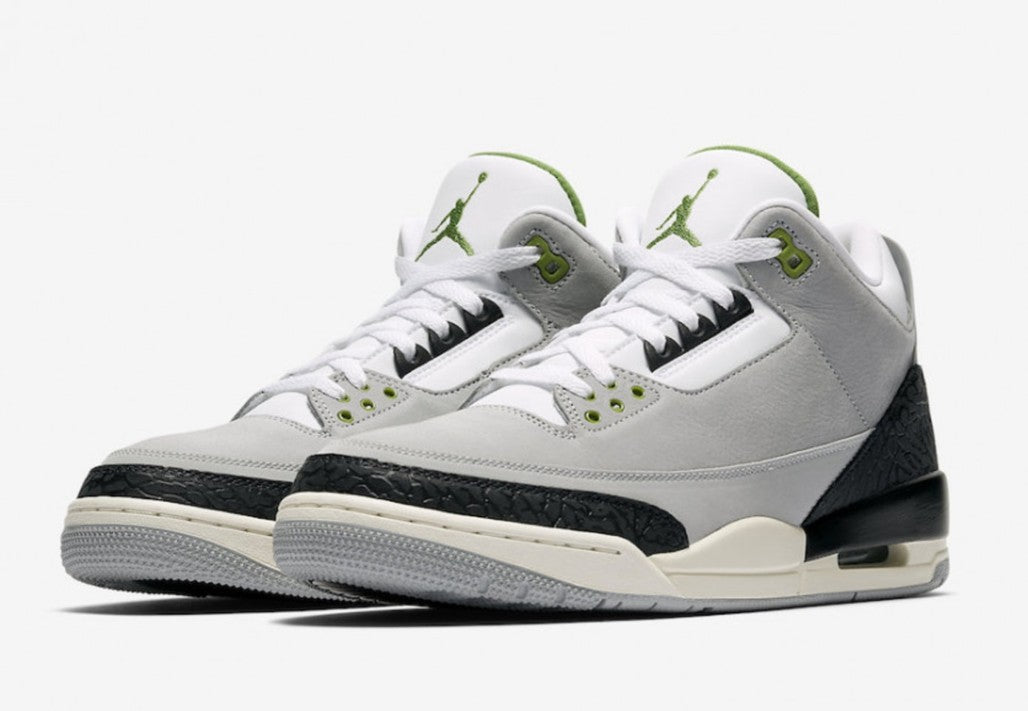 Air Jordan 3 Retro Chlorophyll Sneakers - Hype Release | Trending Sneakers