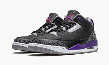 Air Jordan 3 Retro Court Purple Sneakers - Style Staple