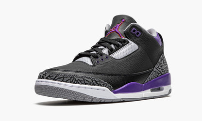 Air Jordan 3 Retro Court Purple Sneakers - Style Staple