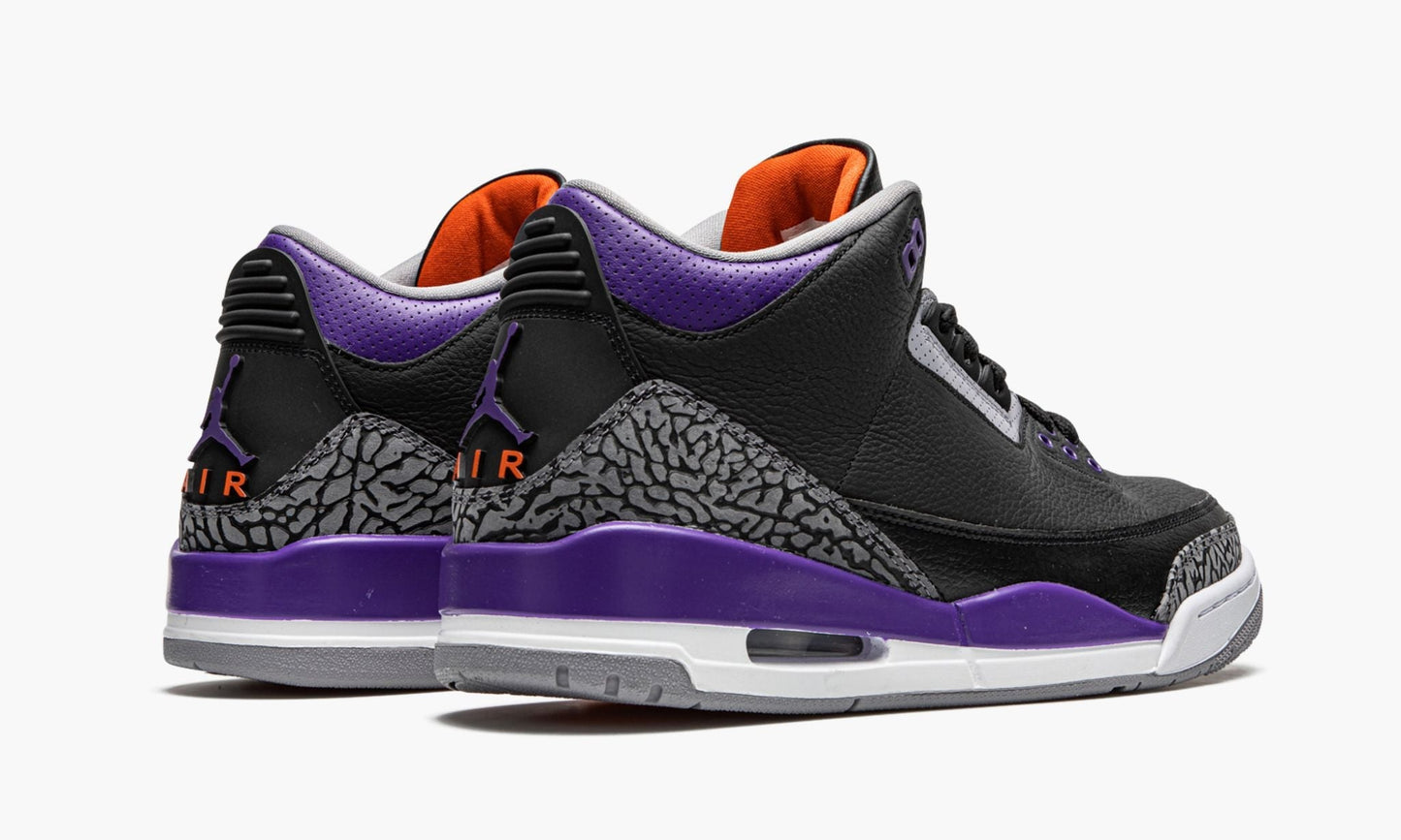 Air Jordan 3 Retro Court Purple Sneakers - Style Staple
