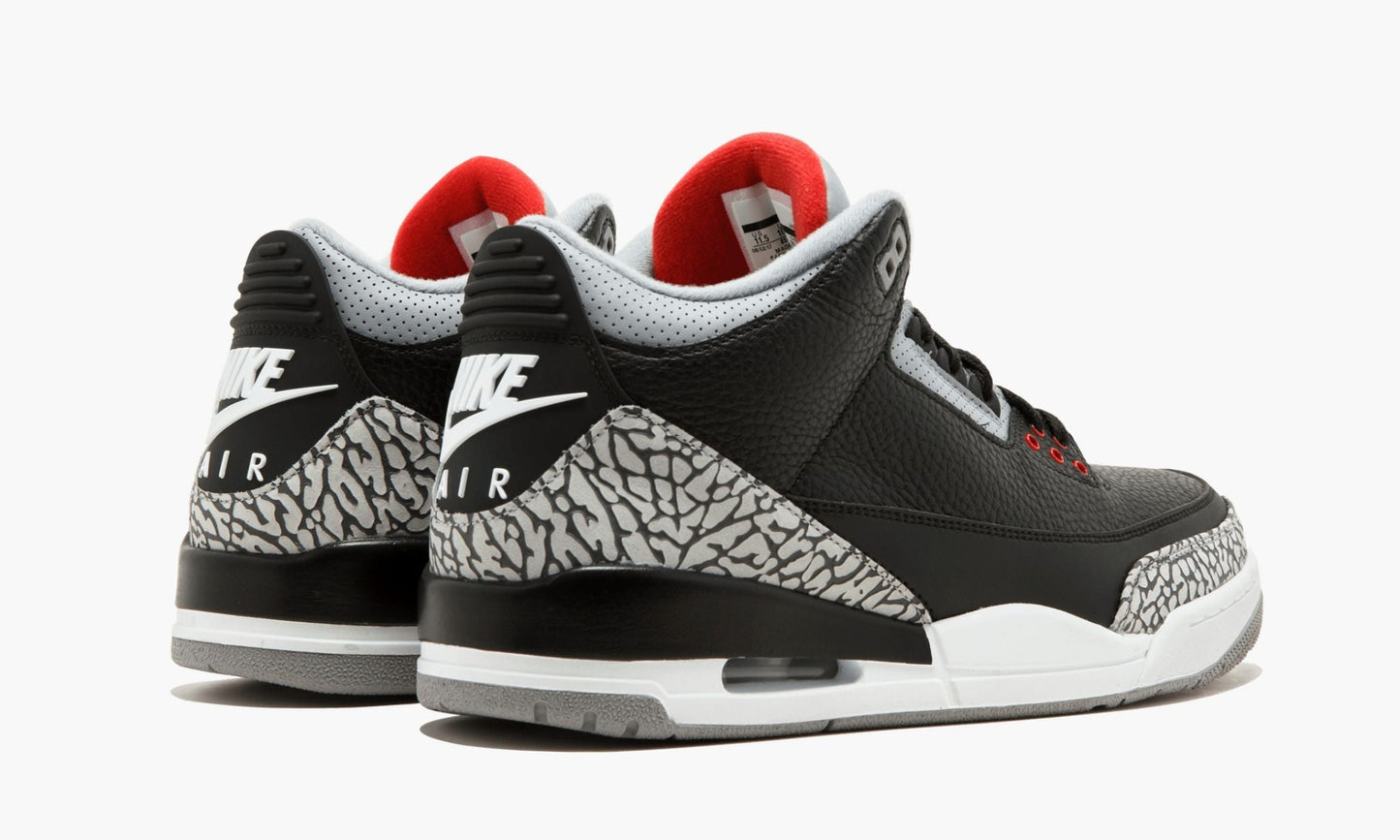 Air Jordan 3 Retro OG “Black/Cement” Sneakers - Legend Status