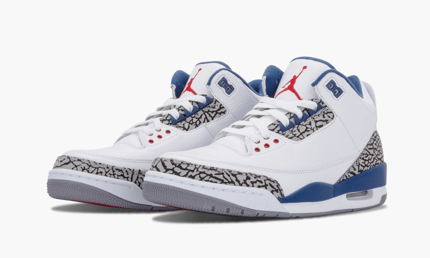 Air Jordan 3 Retro True Blue Sneakers - Hall of Fame | Fan Favorite