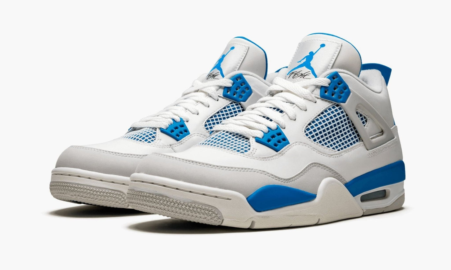 Air Jordan 4 Retro Military Blue Sneakers - Hall of Fame