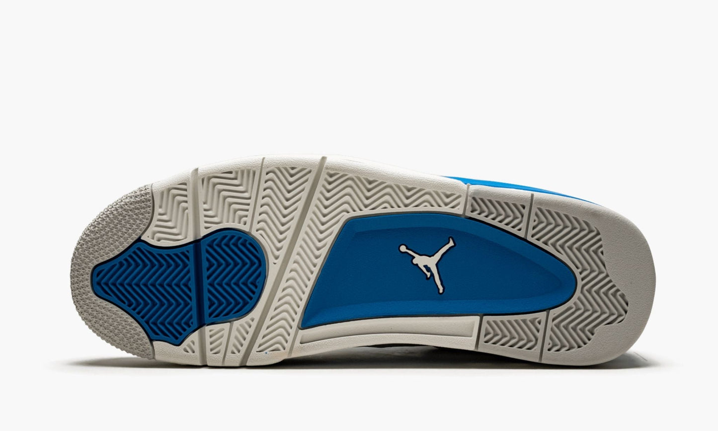 Air Jordan 4 Retro Military Blue Sneakers - Hall of Fame